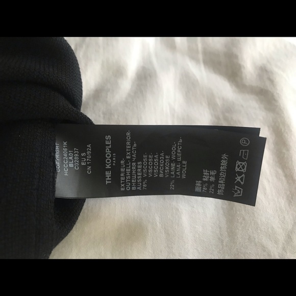 The Kooples Men’s Black Bowling Shirt - Picture 4 of 7